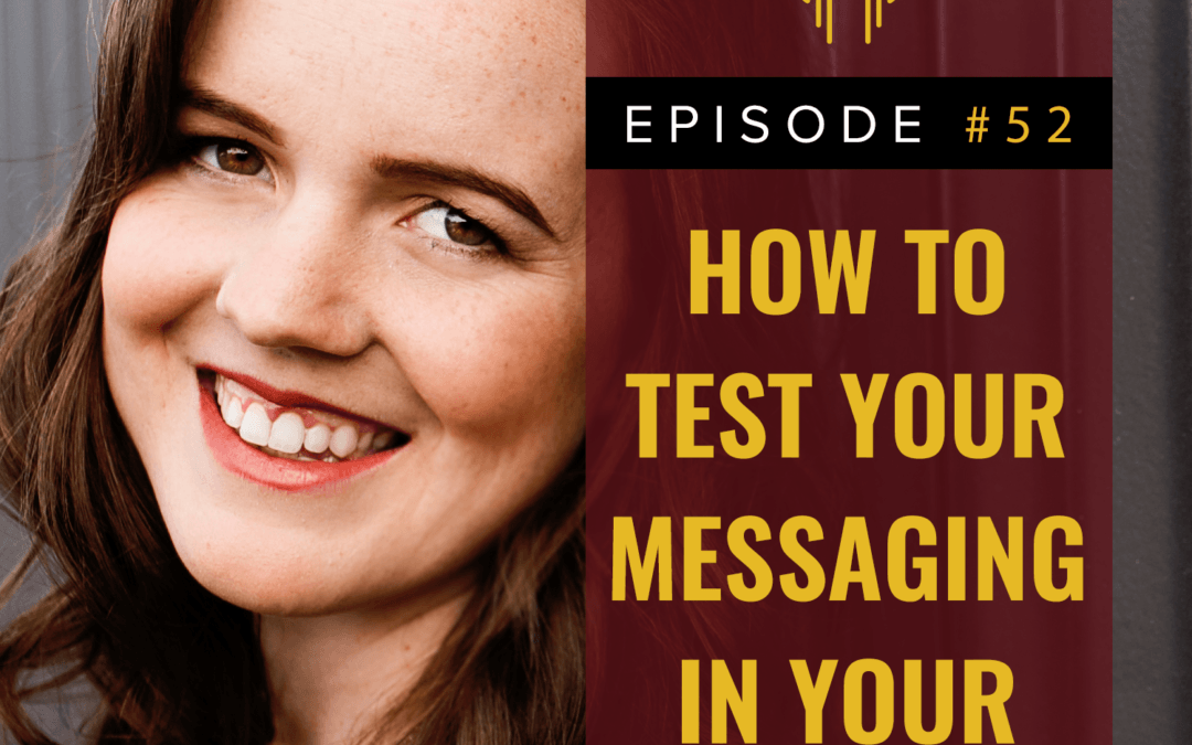 52- How to test your messaging in your ads