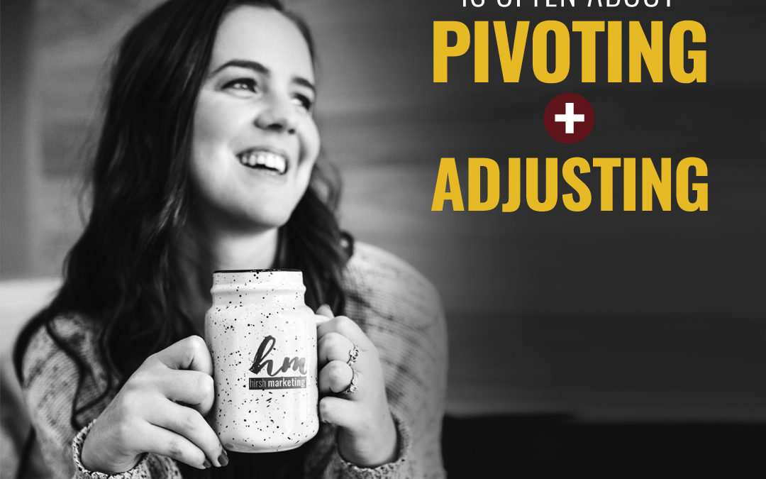 113- Marketing Is Often About Pivoting + Adjusting