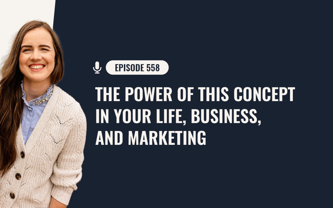 558: The Power Of This Concept In Your Life, Business & Marketing