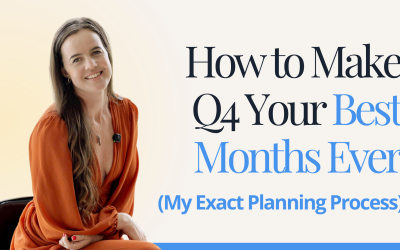 How to Make Q4 Your Best Months Ever (My Exact Planning Process)